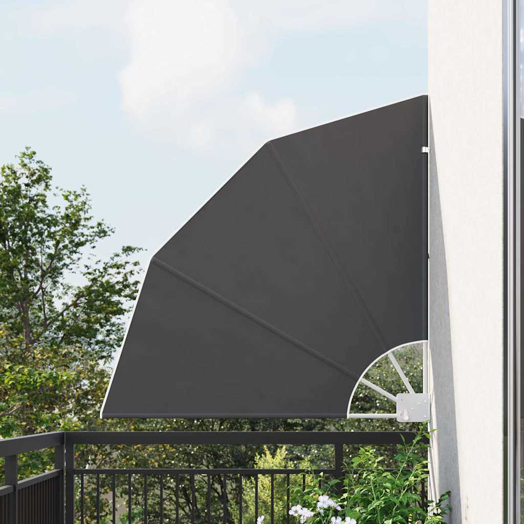 Vidaxl balkon privacy scherm zwart 115 x 115 cm polyester