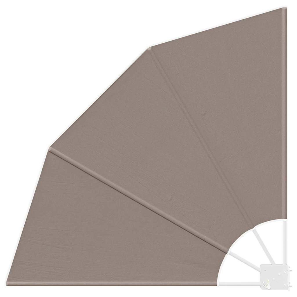 Vidaxl balkon privacy scherm taupe 115 x 115 cm polyester