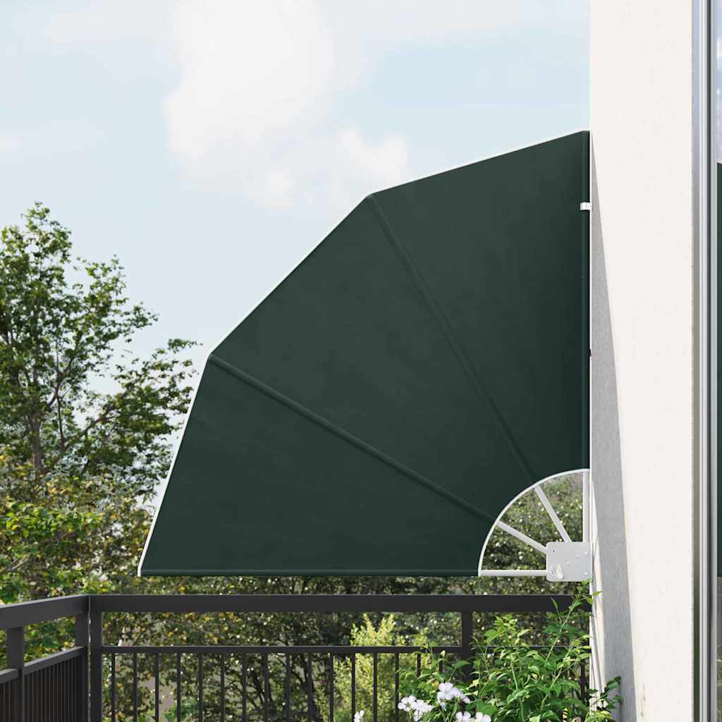 Vidaxl balkon privacy scherm donkergroen 115 x 115 cm polyester