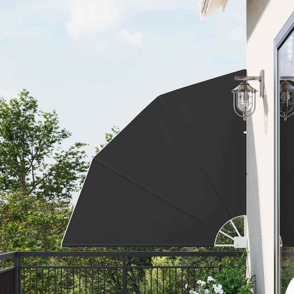 Vidaxl balkon privacy scherm antraciet 140 x 140 cm polyester