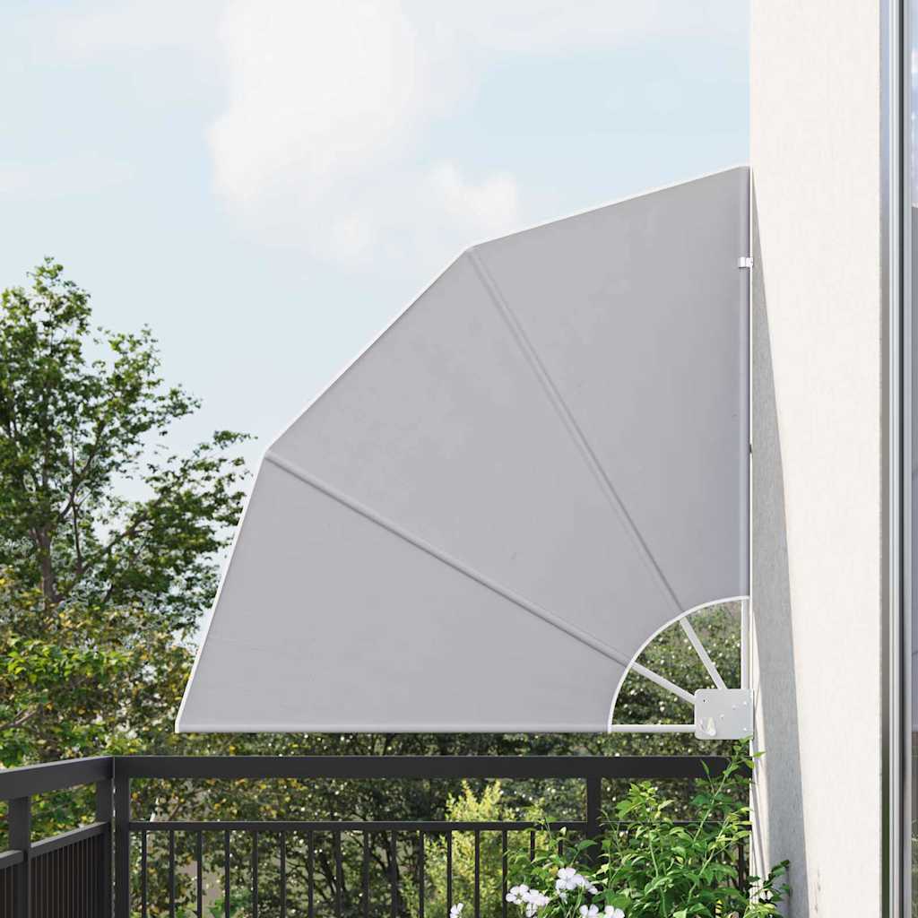 Vidaxl balkon privacy scherm grijs 115 x 115 cm polyester