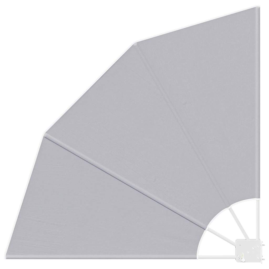 Vidaxl balkon privacy scherm grijs 115 x 115 cm polyester