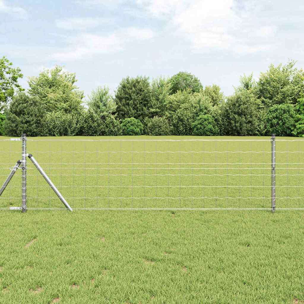 Vidaxl euro hek 0,4 x 10 m pvc-gecoat ijzer