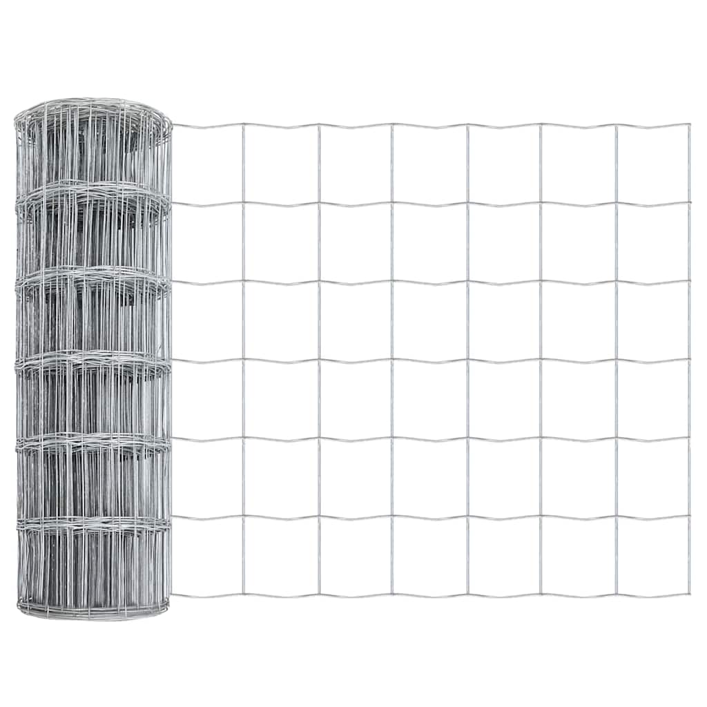 Vidaxl euro hek 0,4 x 10 m pvc-gecoat ijzer
