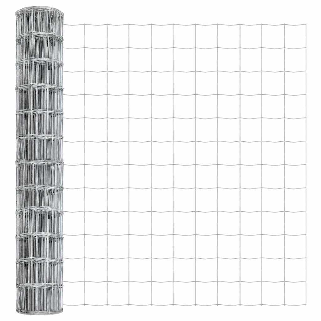 Vidaxl euro hek 1,4 x 10 m pvc-gecoat ijzer