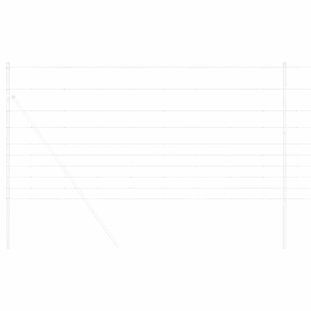 Vidaxl weidehekwerk zilver 25 x 1,2 m gegalvaniseerd staal