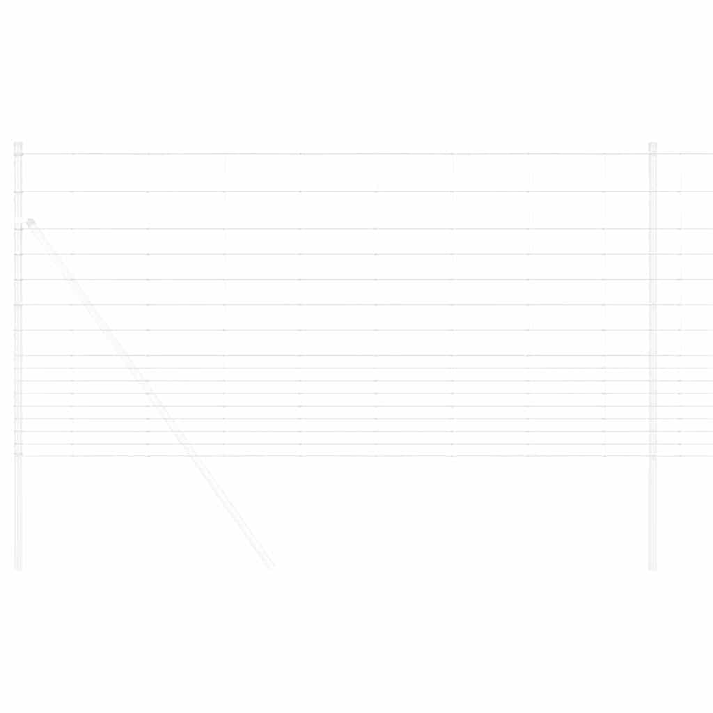 Vidaxl weidehekwerk zilver 25 x 1,2 m gegalvaniseerd staal
