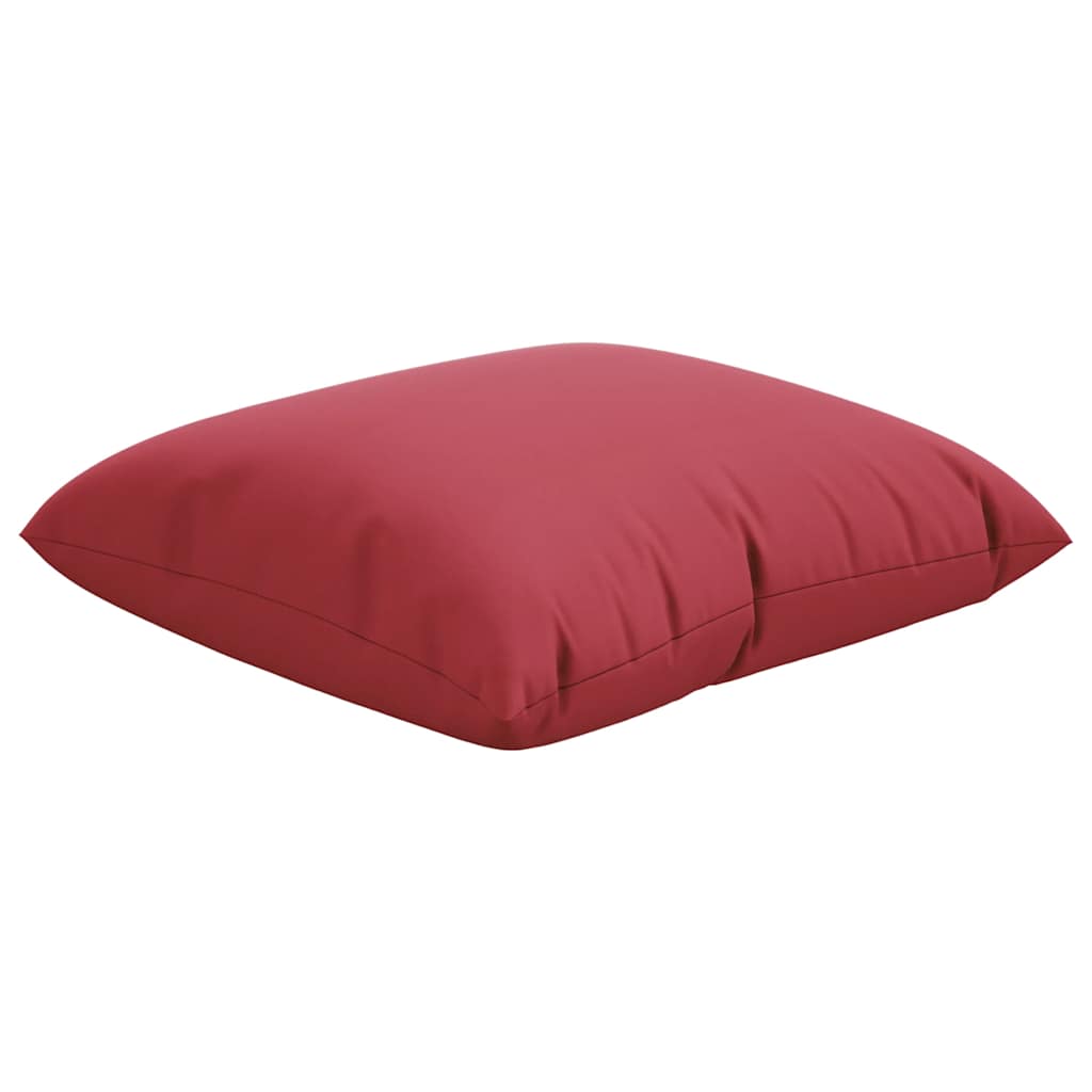 Vidaxl bankkussens 4 stuks wijnrood 50x50 cm stof