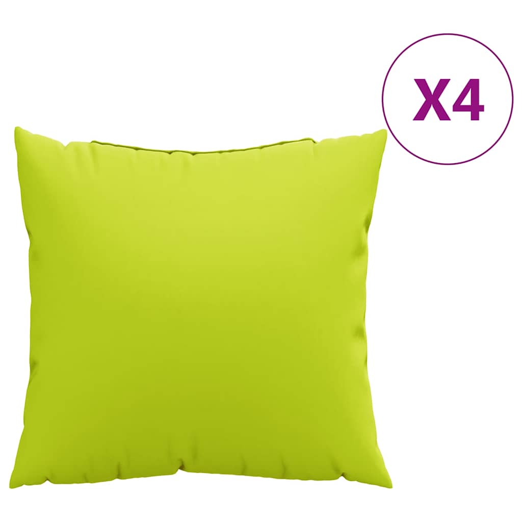 Vidaxl bankkussens 4 stuks felgroen 50x50 cm stof