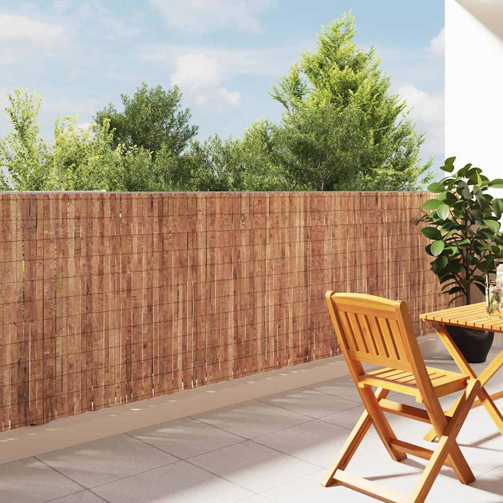 Vidaxl schorsschutting bruin 400 x 125cm schors