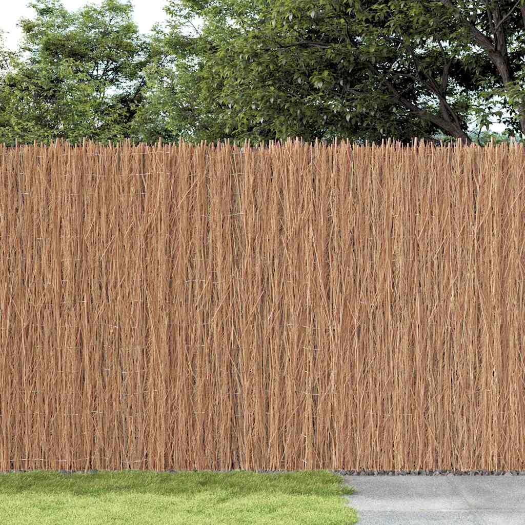 Vidaxl rijshoutschutting bruin 600 x 150 cm brouw