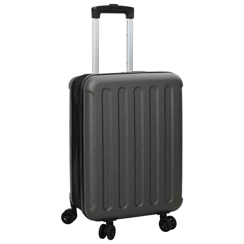 Vidaxl koffer met slot donkergrijs 34 x 23 x 55.5 cm abs kunststof