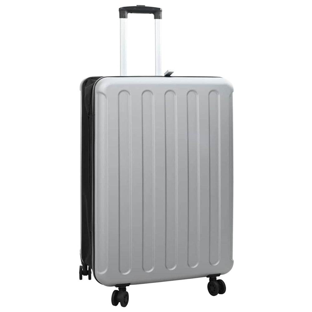 Vidaxl koffer met slot zilver 50 x 30 x 76 cm abs kunststof