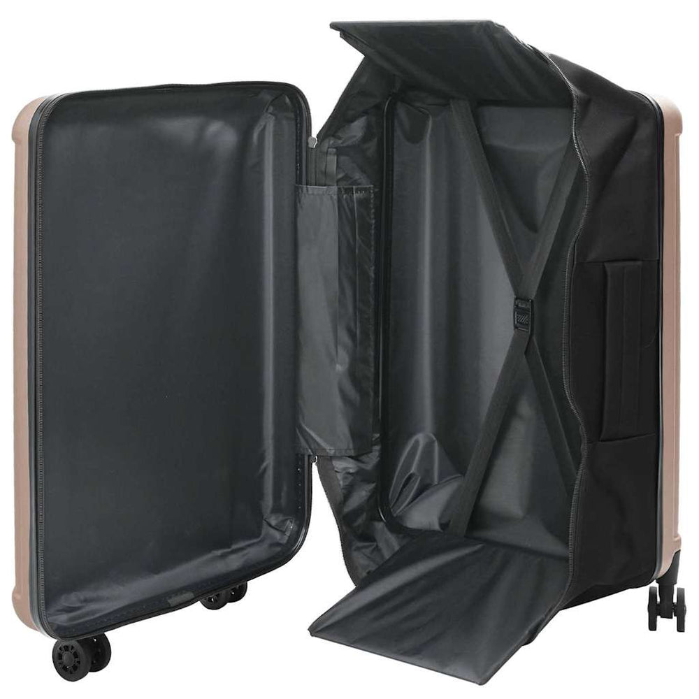 Vidaxl koffer met slot roségoud 50 x 30 x 76 cm abs kunststof