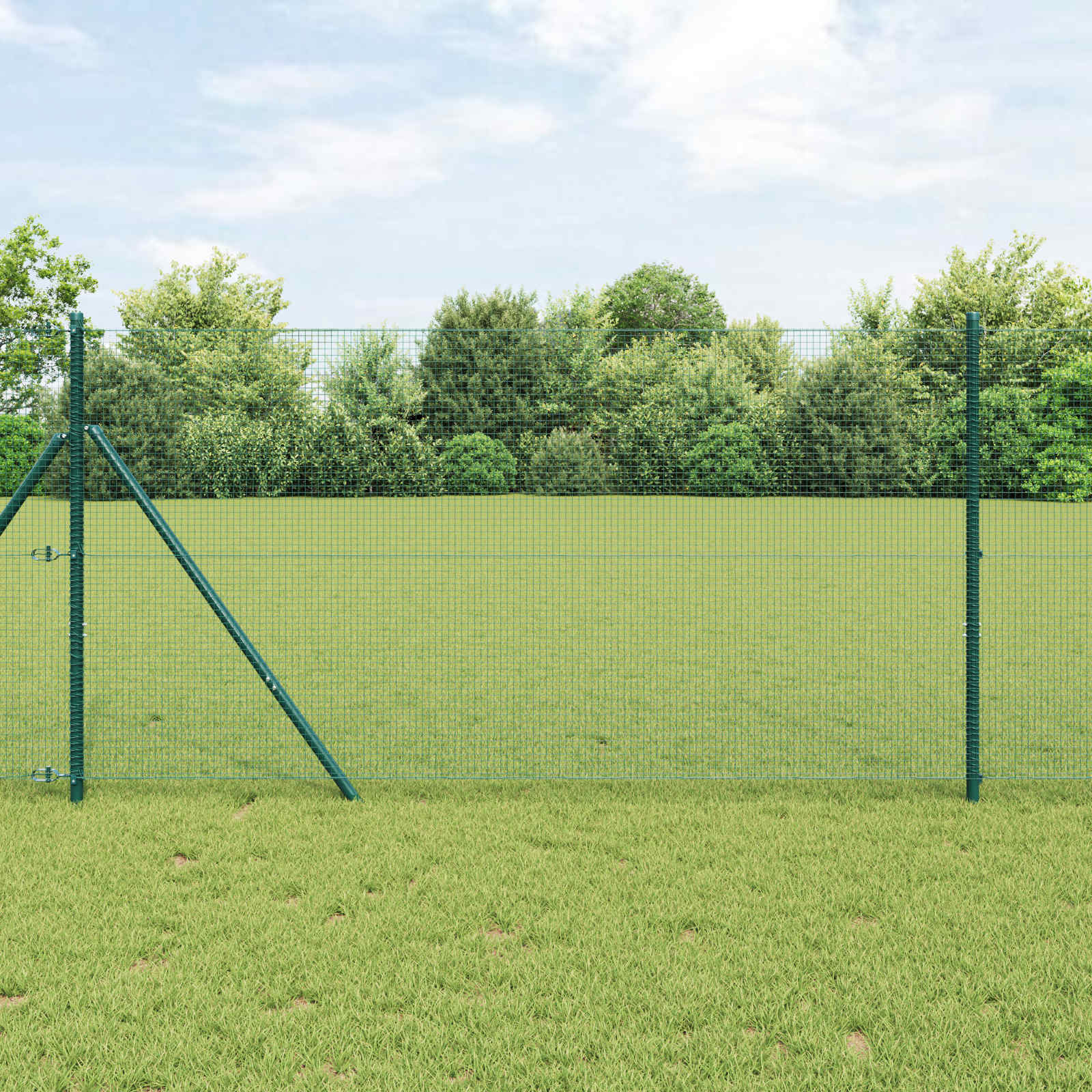 Vidaxl gelaste draadhek groen 1.4 x 10 m
