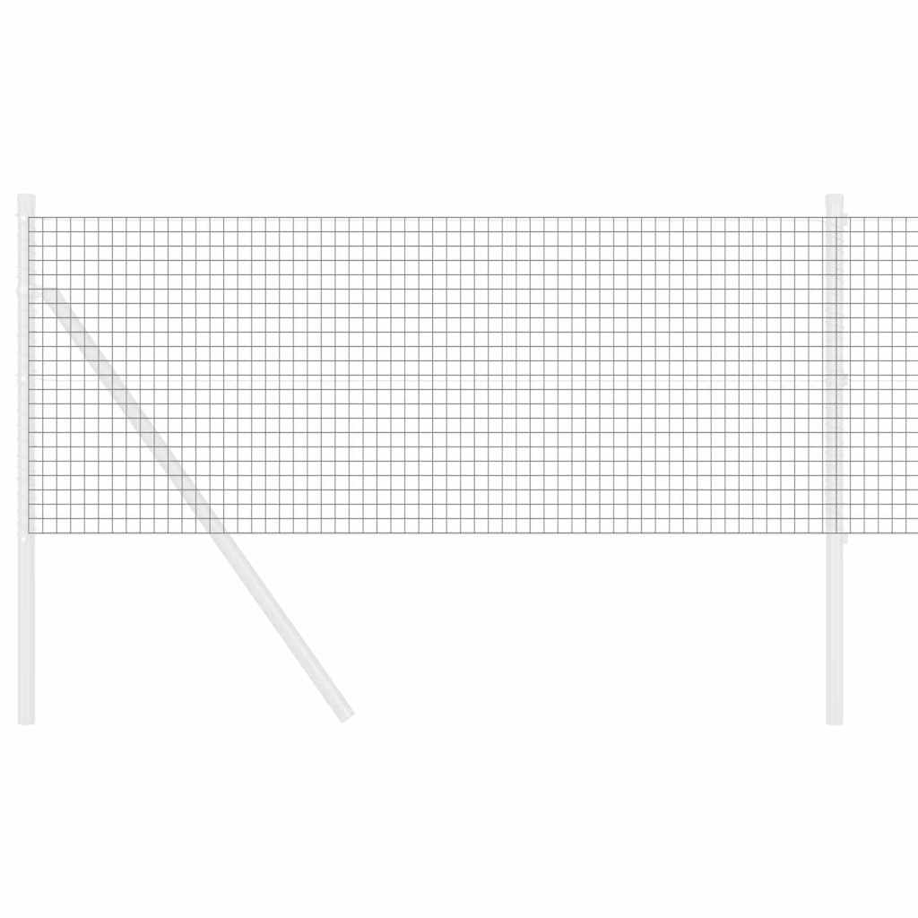 Vidaxl gelaste draadhek grijs 0.6 x 50 m