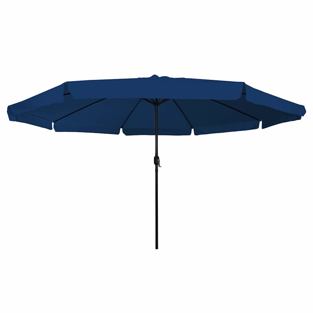 Vidaxl tuinparasol 394 x 394 x 248 cm polyester en staal azuurblauw