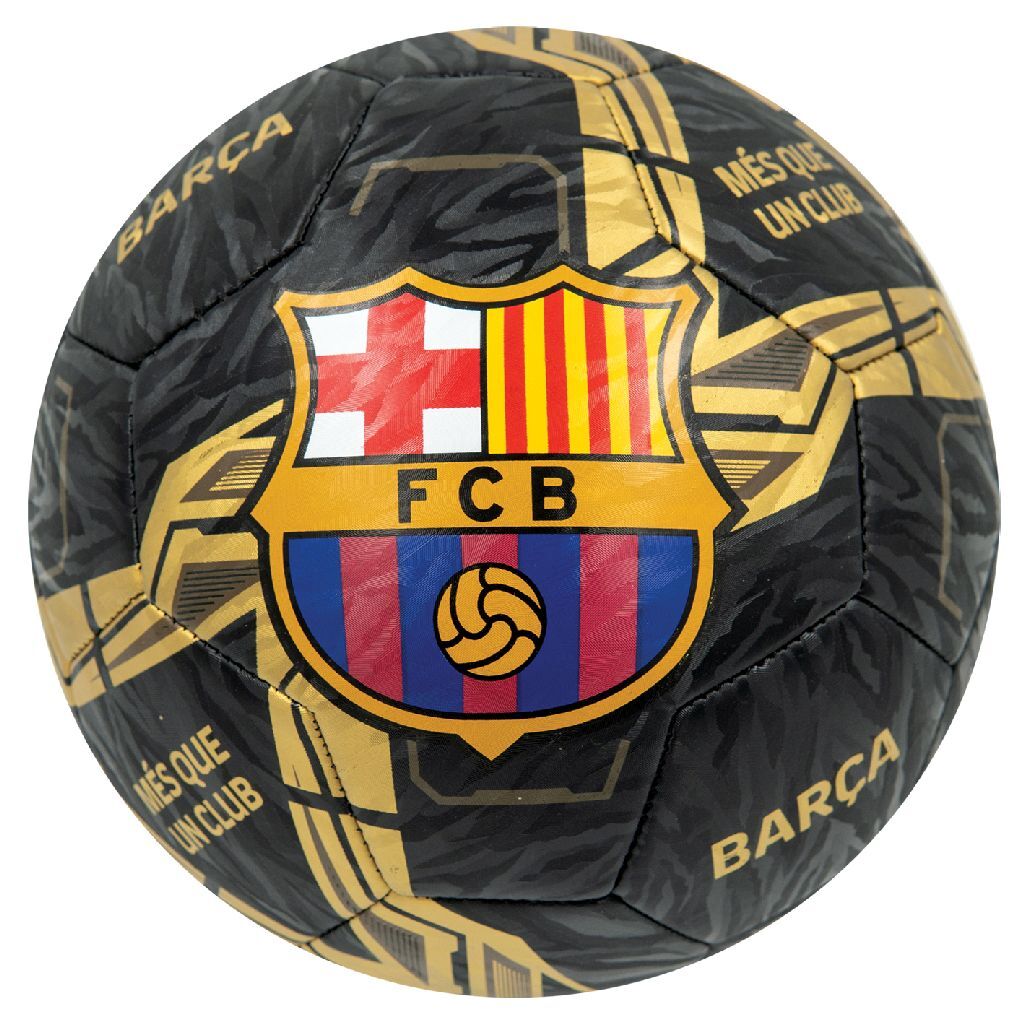 Rc fc baelona voetbal lightning zwart goud, 22cm