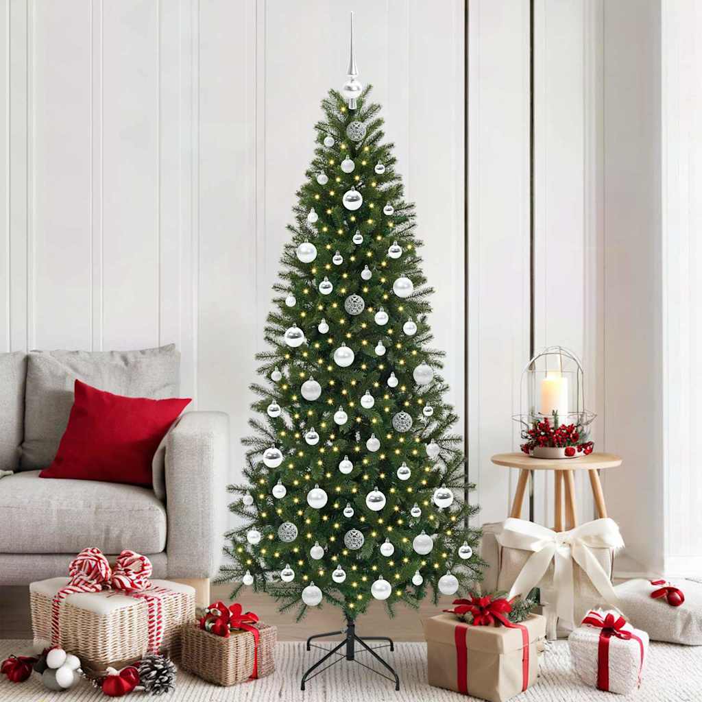 Vidaxl kunstkerstboom groen 180 cm pe en pvc
