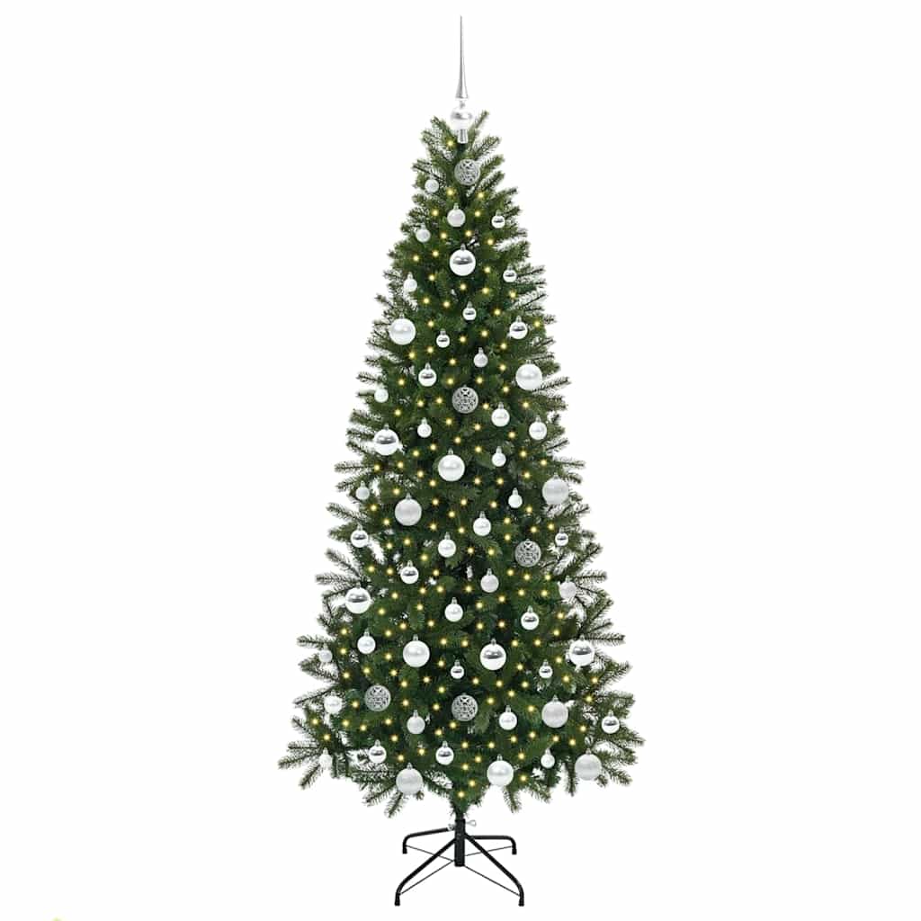 Vidaxl kunstkerstboom groen 180 cm pe en pvc