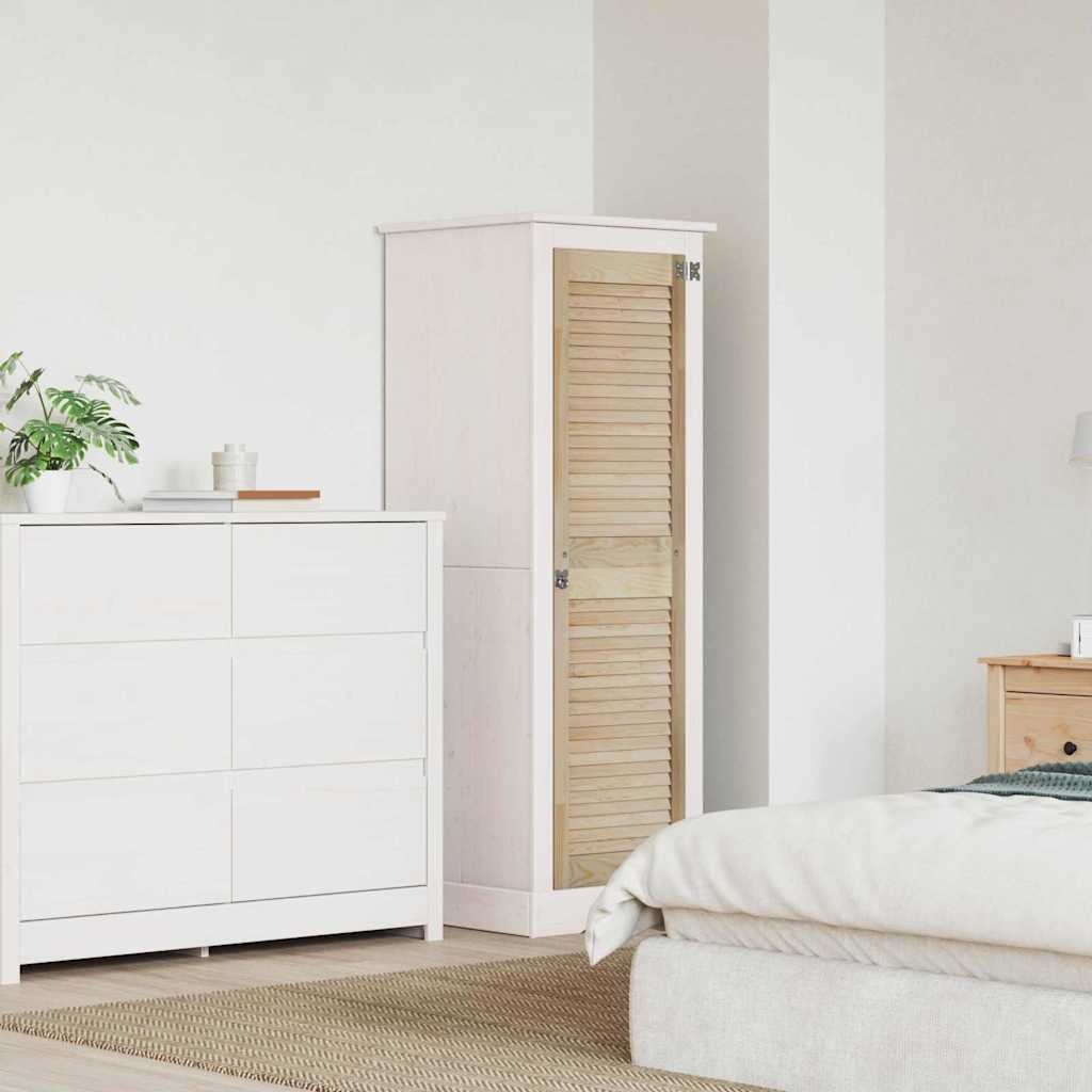 Vidaxl kastdeur naturel 140,5 x 39,5 cm massief grenenhout