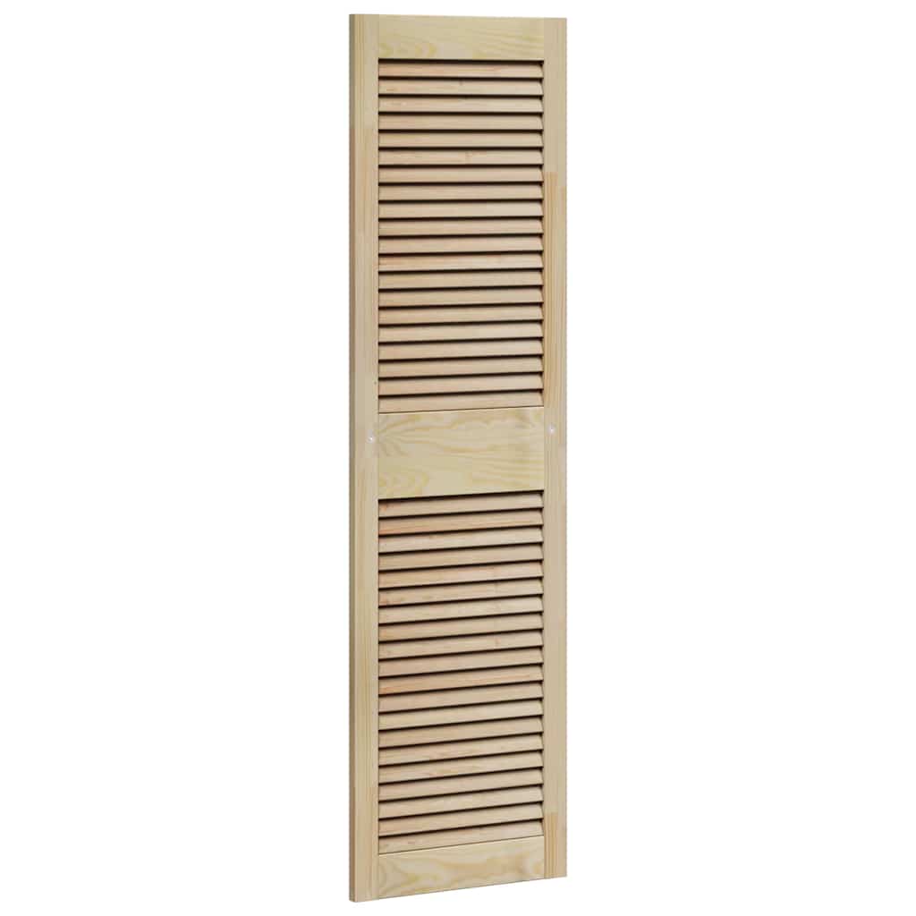 Vidaxl kastdeur naturel 140,5 x 39,5 cm massief grenenhout
