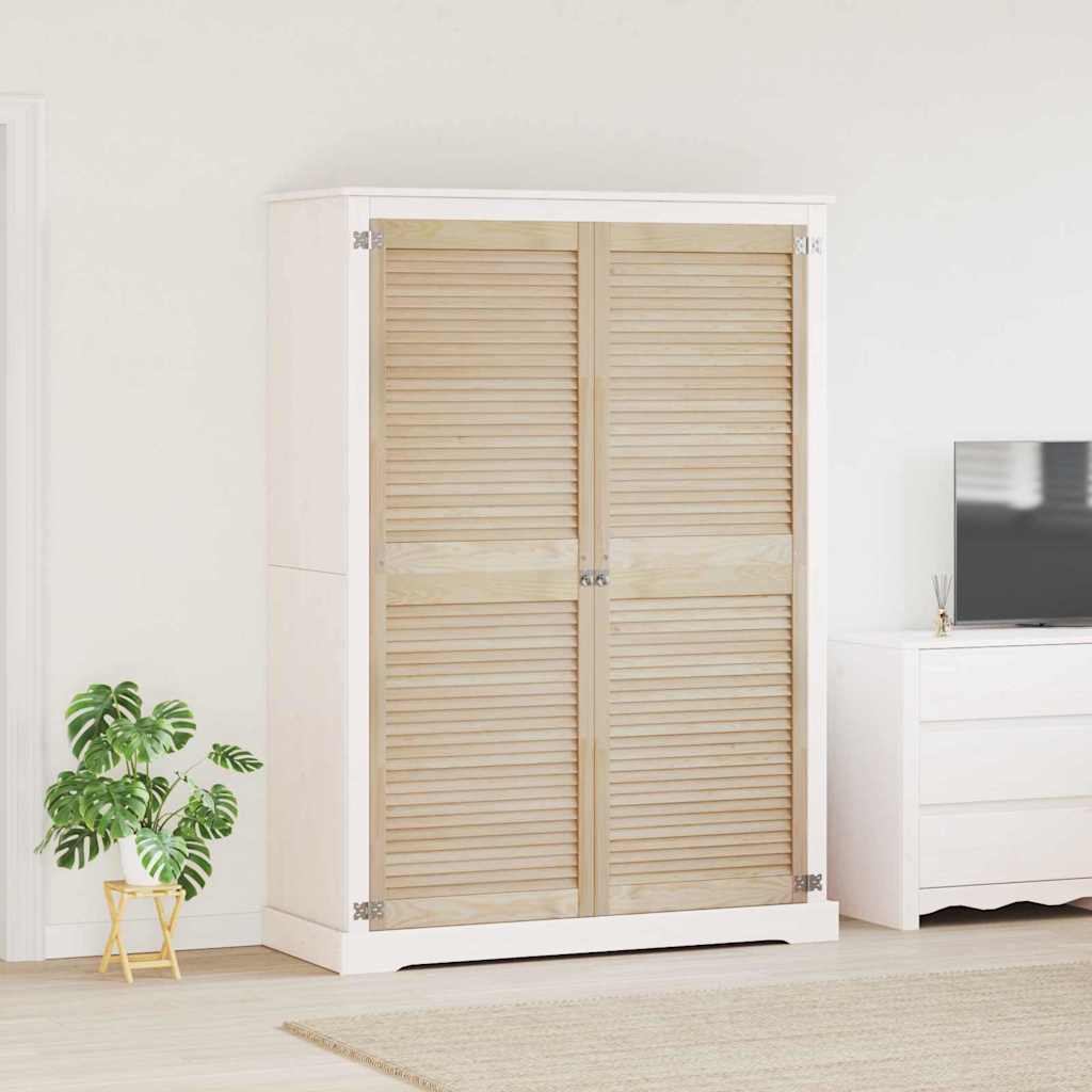Vidaxl kastdeur 2 pcs naturel 170 x 2,1 x 59,5 cm massief grenenhout