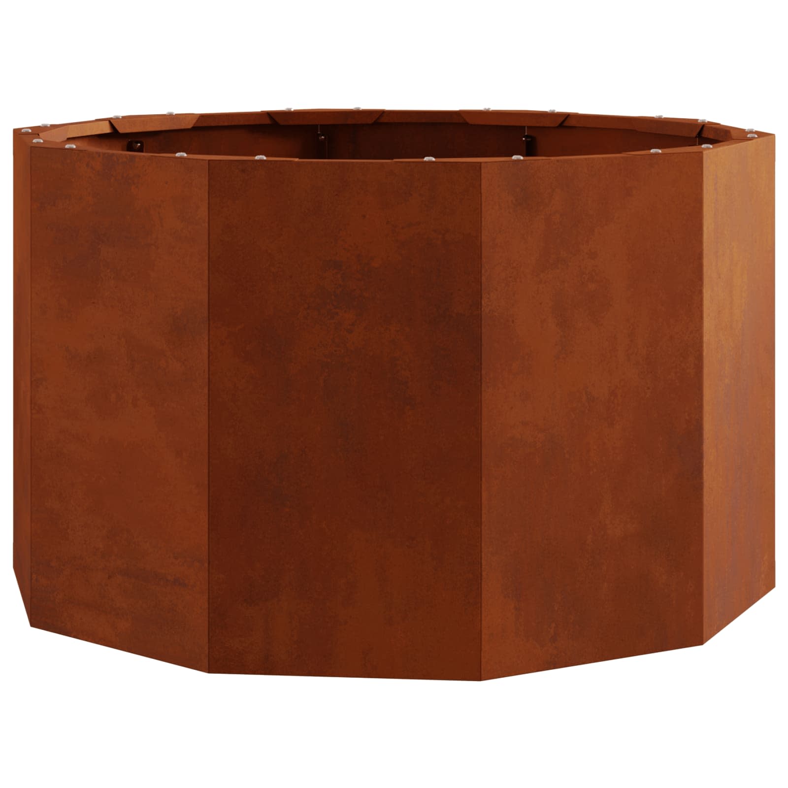 Vidaxl plantenbak roestig 60 x 60 x 35 cm cortenstaal