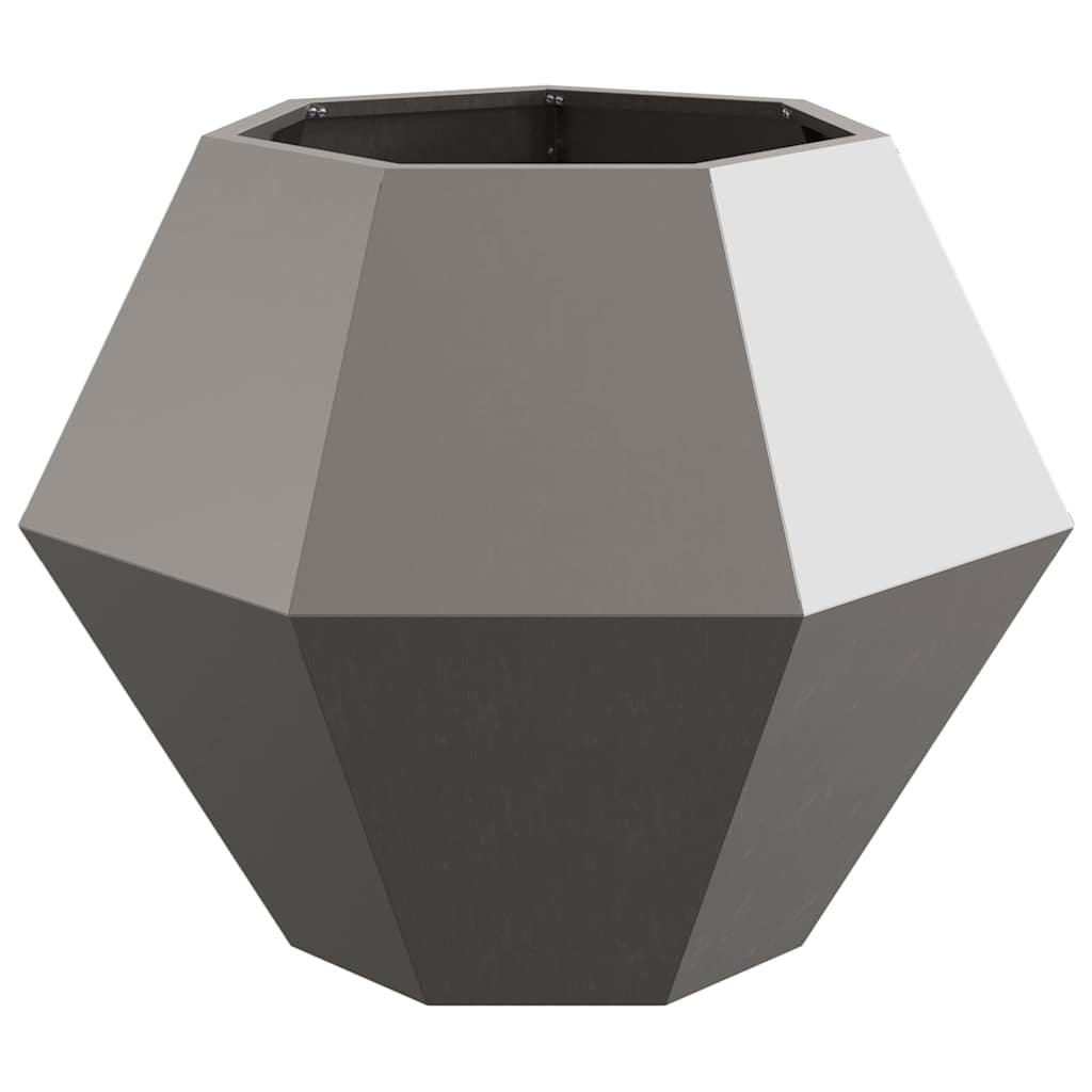 Vidaxl plantenbak roestkleurig 75 x 75 x 60 cm weervast staal