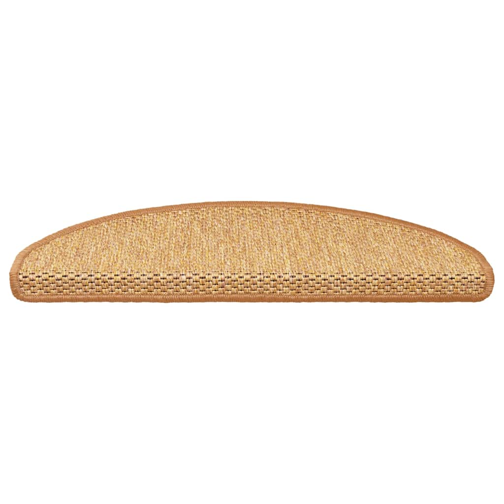 Vidaxl trapmatten zelfklevend sisal-look 30 st 65x21x4 cm sisal