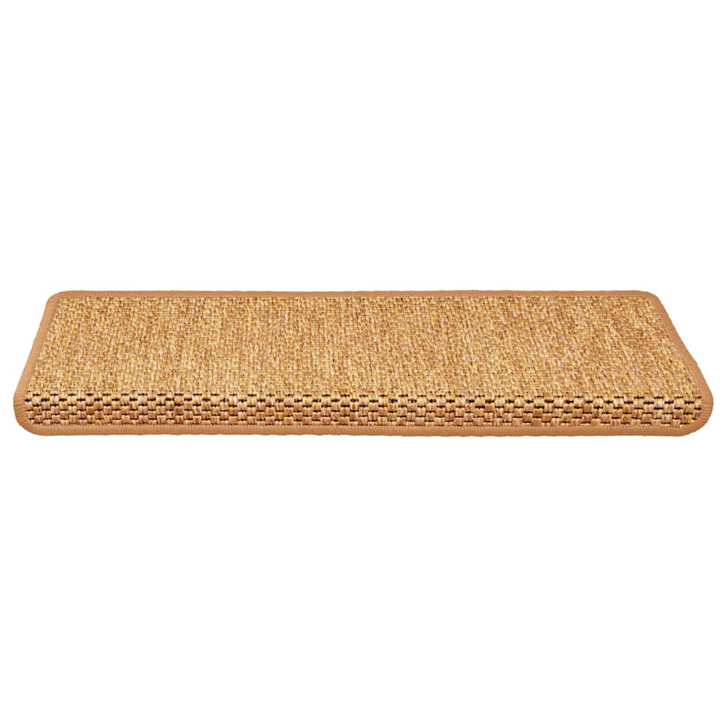 Vidaxl trapmatten zelfklevend 30 st sisal-look 65x21x4 cm sisal