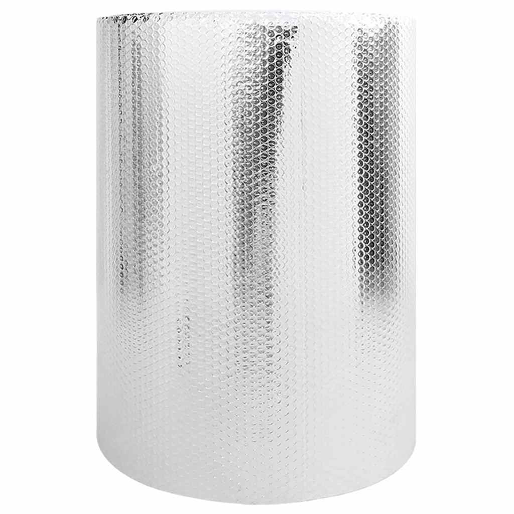 Vidaxl radiatorfolie zilver 30 x 0,6 m polyetheen