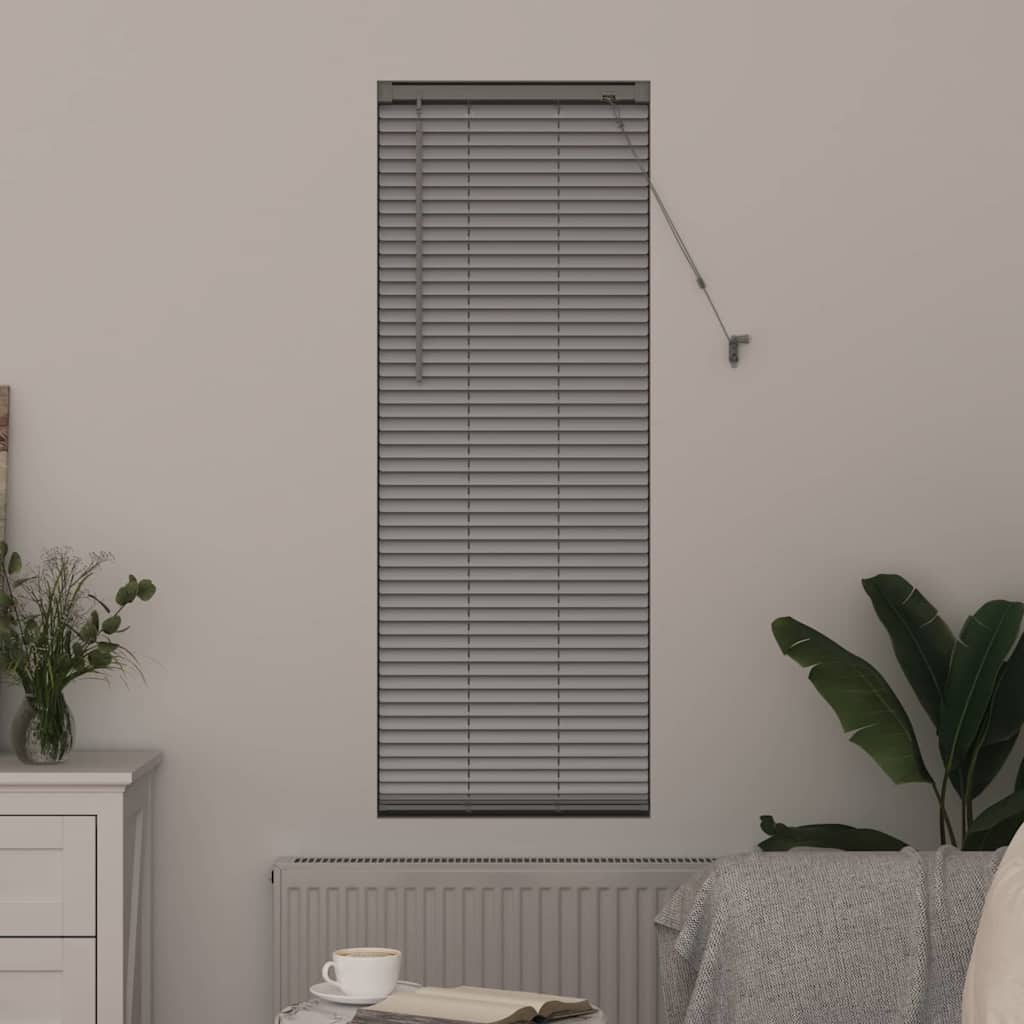 Vidaxl venetiaanse jaloezieën zilver 130 x 50 cm aluminium
