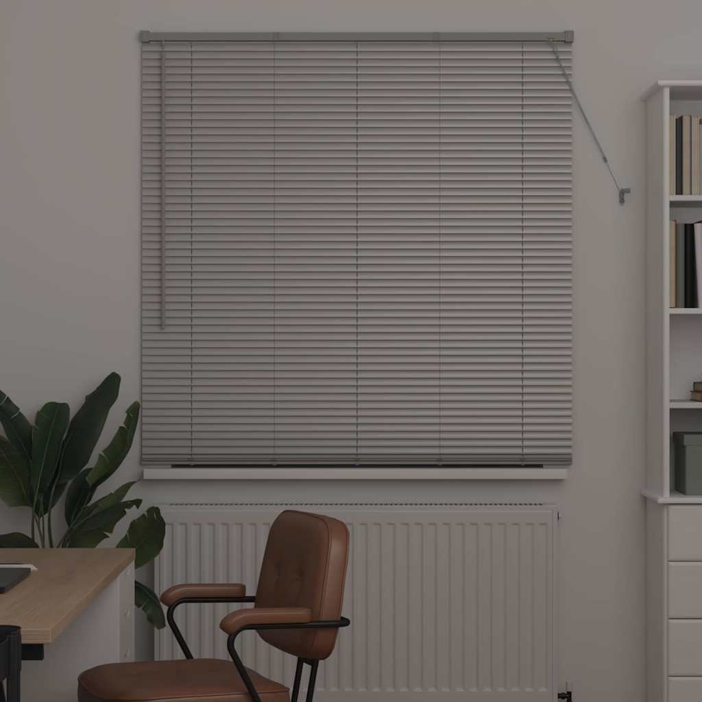 Vidaxl venetiaanse jaloezieën zilver 175 x 130 cm aluminium