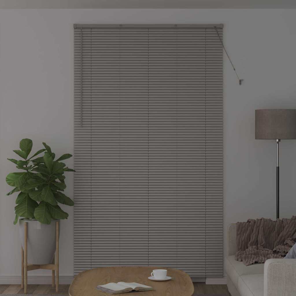Vidaxl venetiaanse jaloezieën zilver 220 x 135 cm aluminium