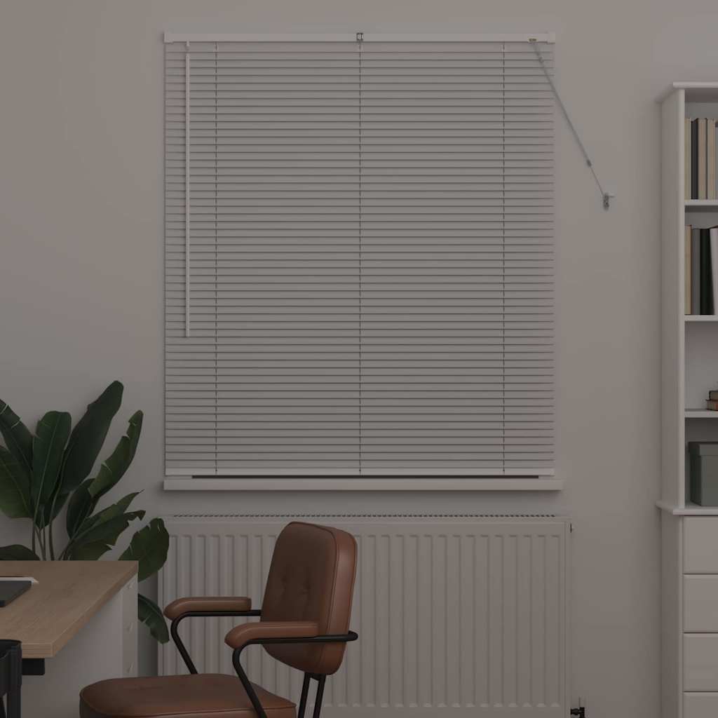Vidaxl venetiaanse jaloezieën wit 130 x 110 cm aluminium