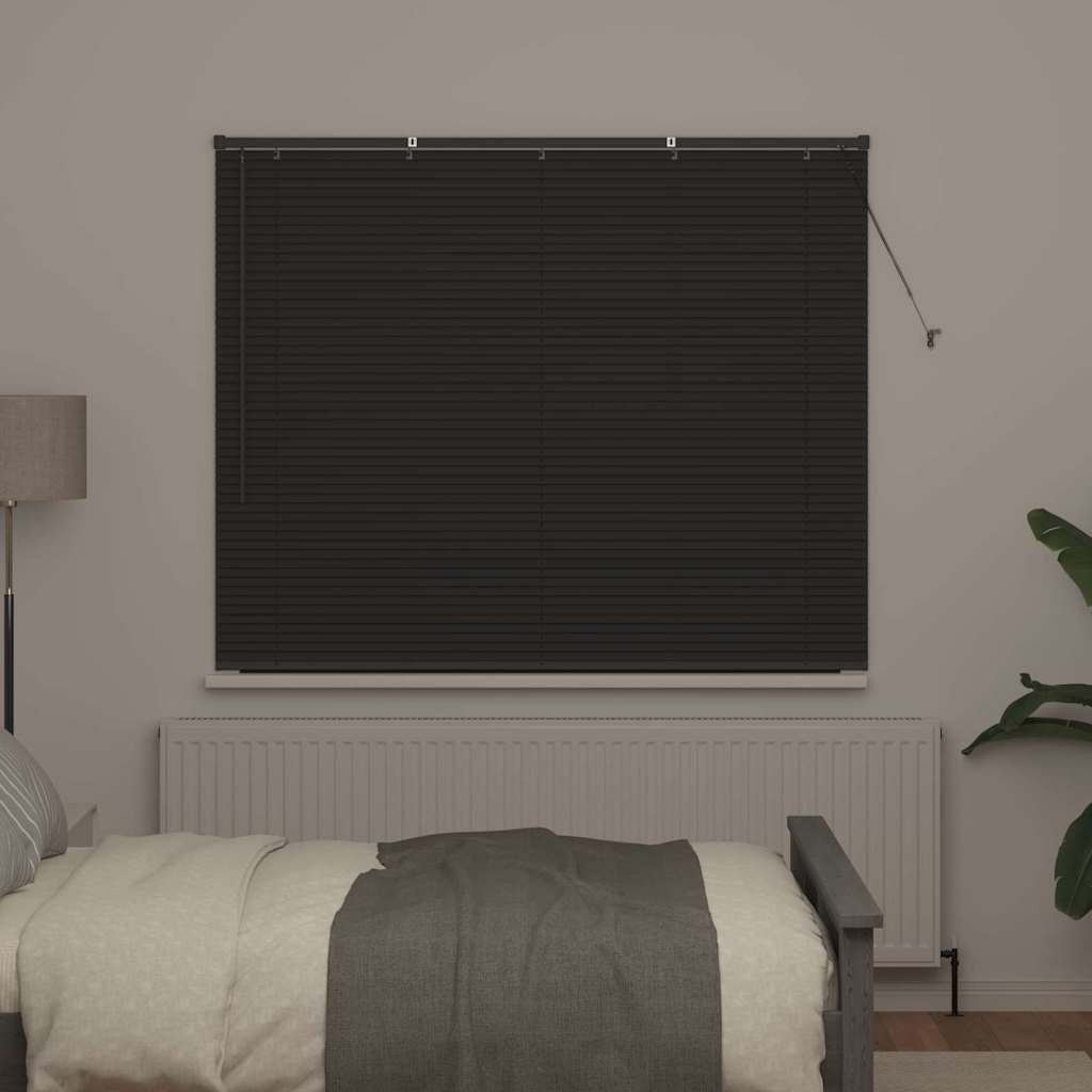 Vidaxl venetiaanse jaloezieën donkergrijs 130 x 160 cm aluminium