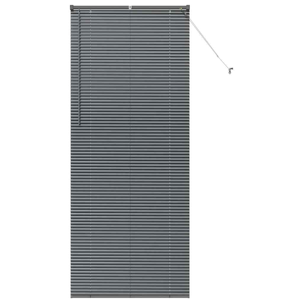 Vidaxl venetiaanse jaloezieën donkergrijs 220 x 95 cm aluminium