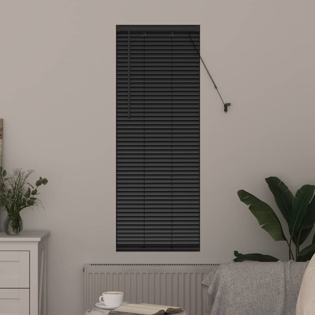 Vidaxl venetiaanse jaloezieën zwart 130 x 45 cm aluminium