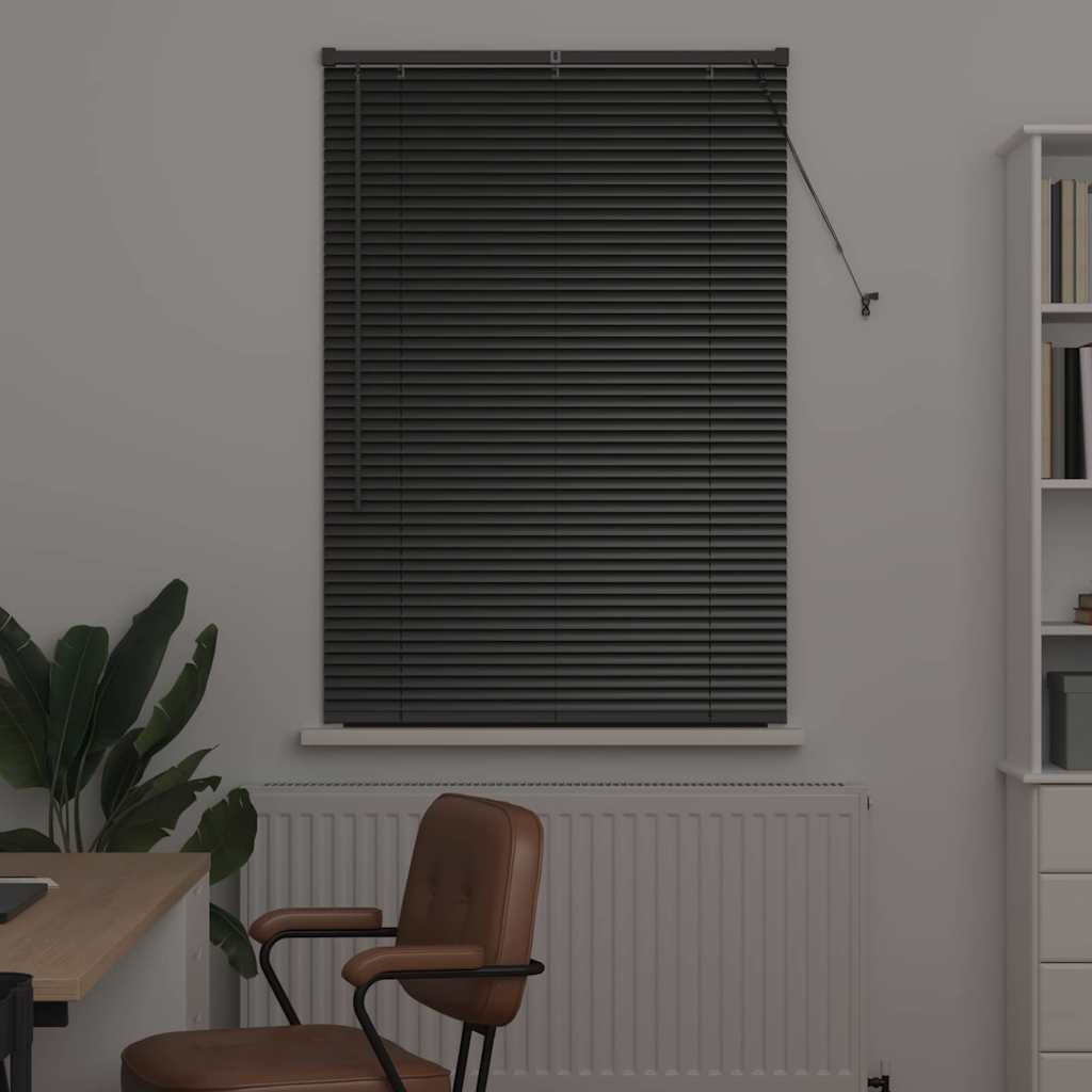Vidaxl venetiaanse jaloezieën zwart 130 x 90 cm aluminium