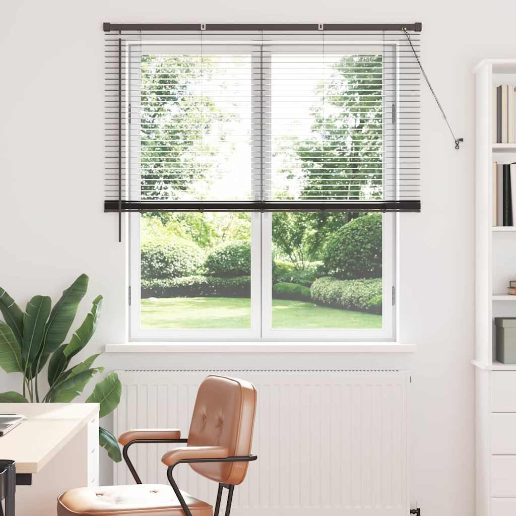 Vidaxl venetiaanse jaloezieën zwart 175 x 130 cm aluminium