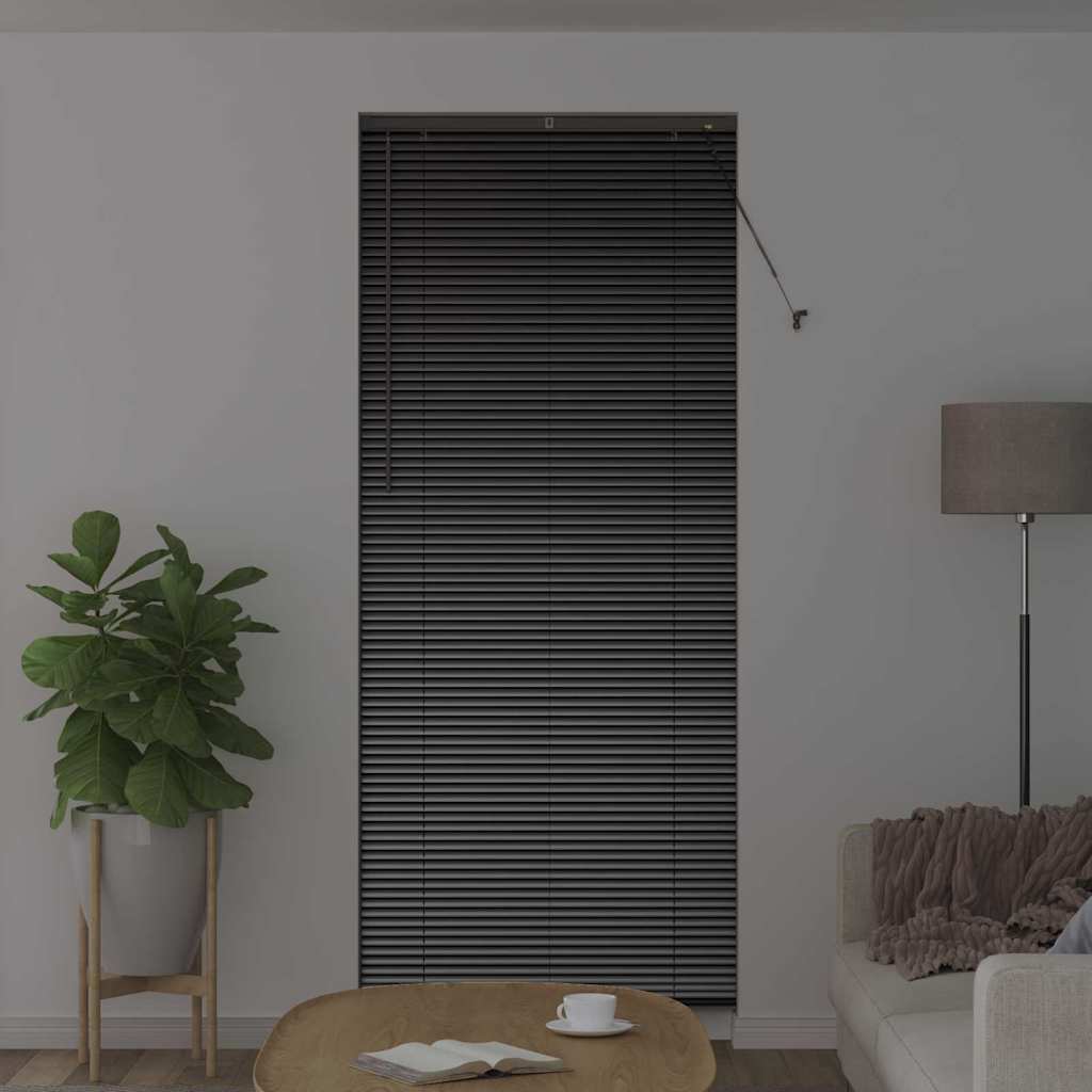 Vidaxl venetiaanse jaloezieën zwart 220 x 95 cm aluminium