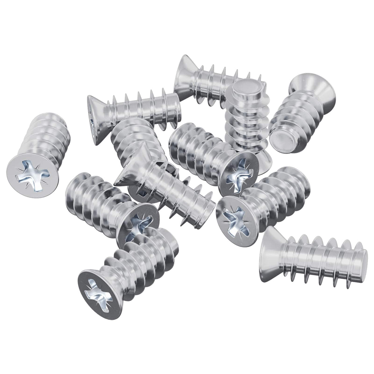 Vidaxl bout 10909 st zilver m6 x 12 mm ijzer
