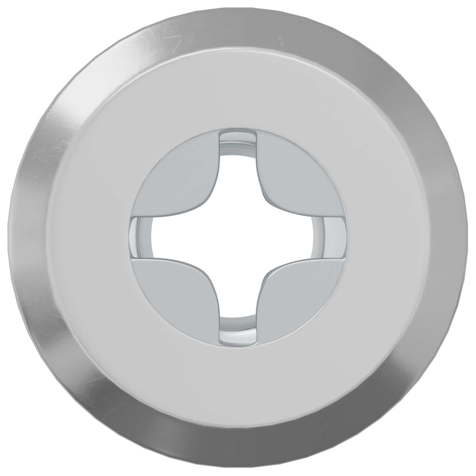 Vidaxl slotmoer 2 pcs zilver m6 x 15 mm staal