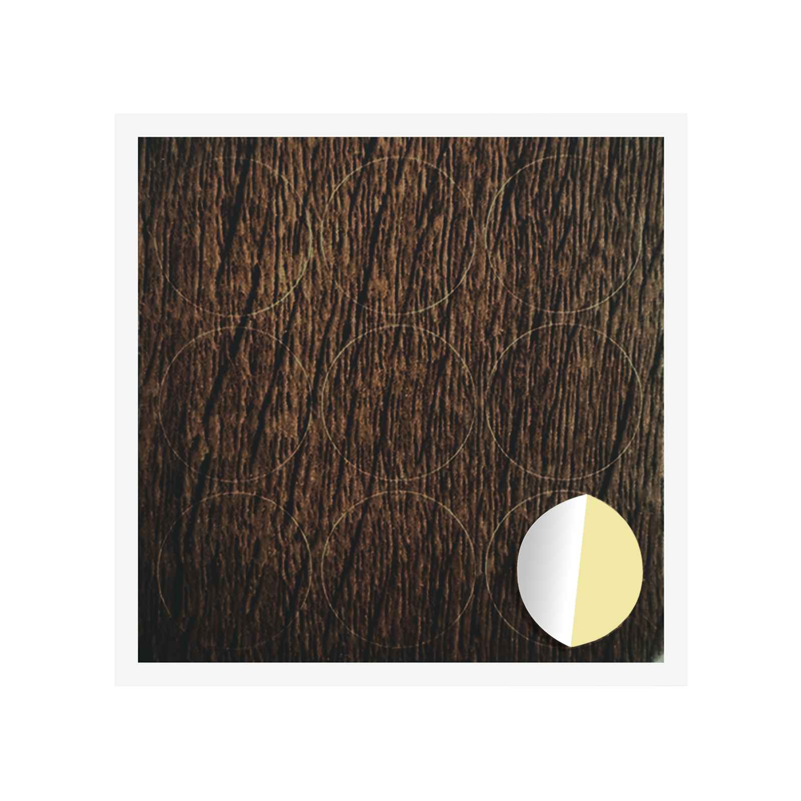 Vidaxl zelfklevende schroefhoes 12 st bruin eiken ø 20 x 0,5 mm