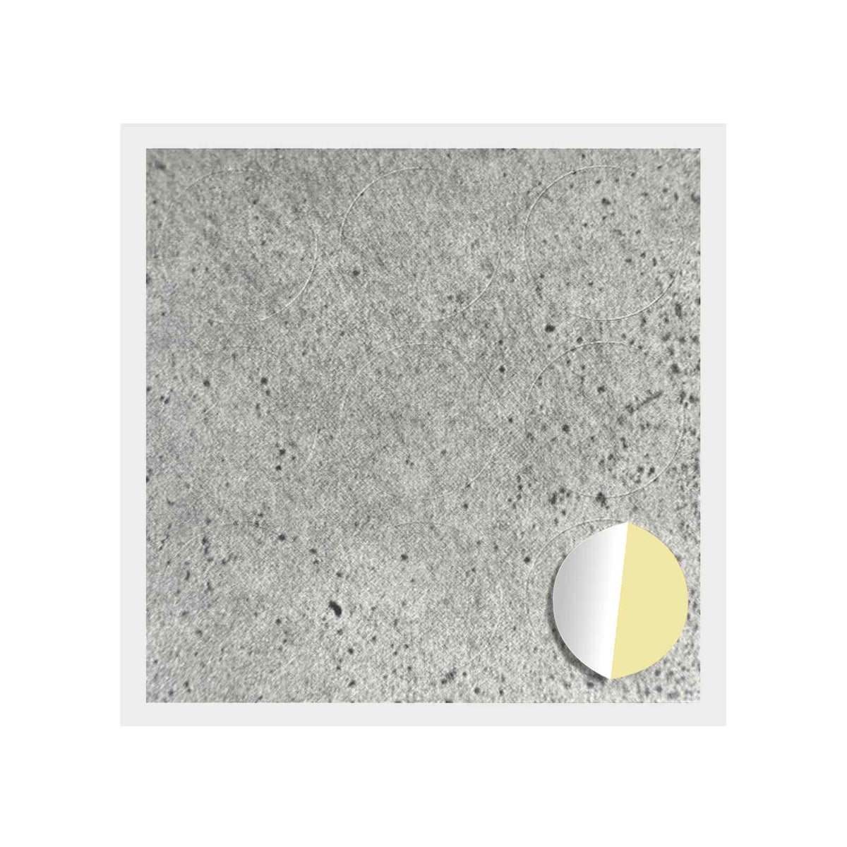 Vidaxl zelfklevende schroefhoes 12 st beton grijs ø 20 x 0,5 mm