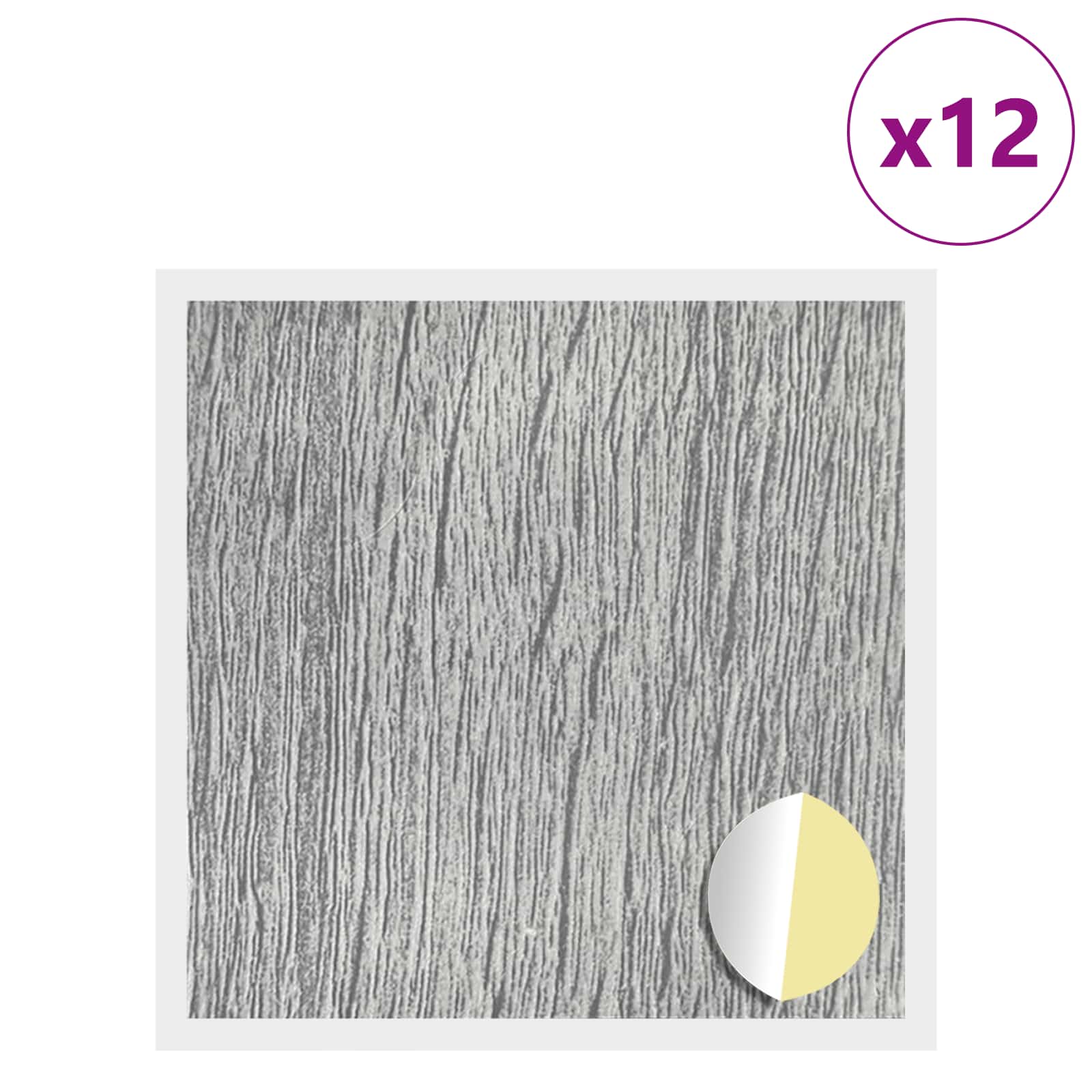 Vidaxl zelfklevende schroefhoes 12 st grijs sonoma ø 20 x 0,5 mm