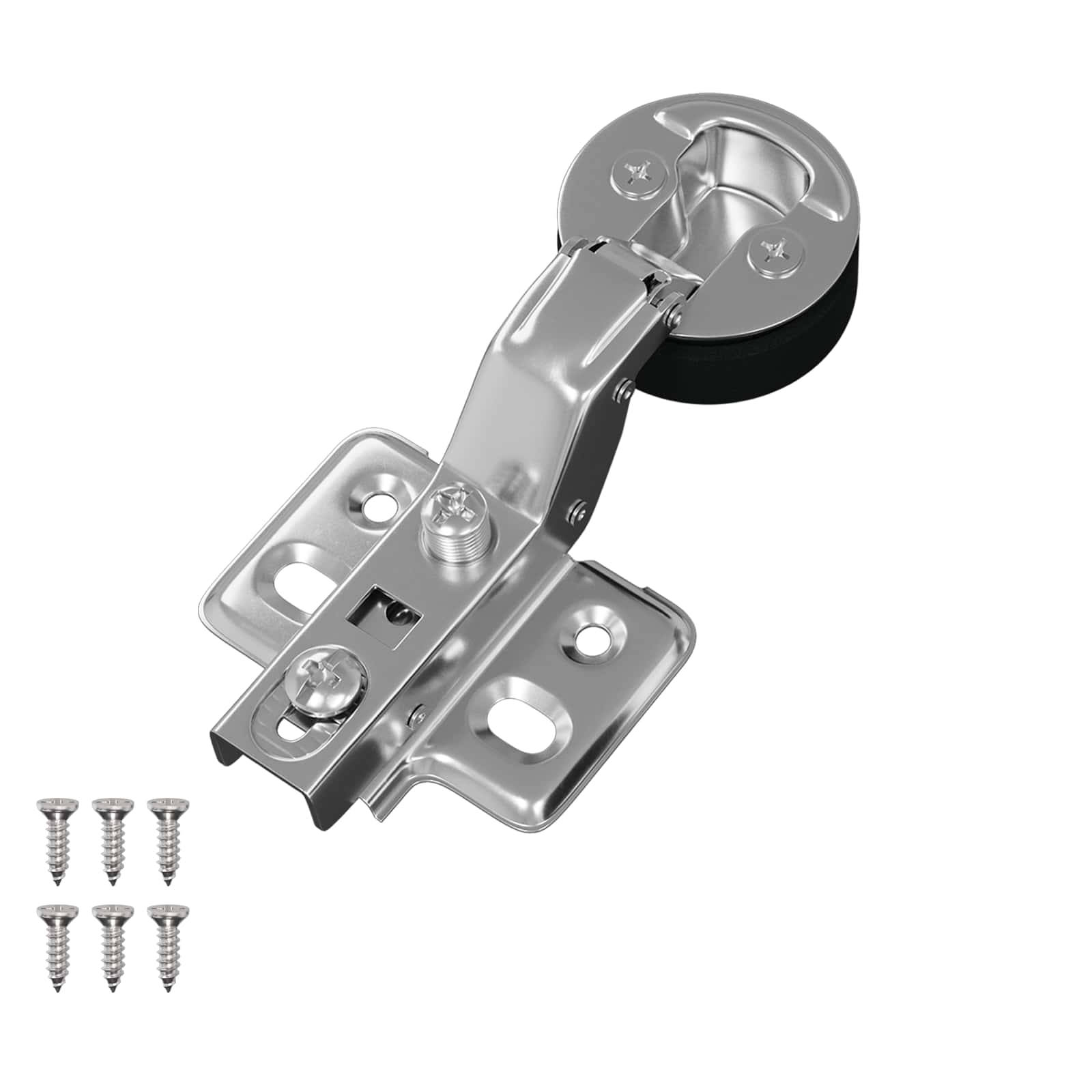 Vidaxl scharnier 12 st zilver 35 mm ijzer
