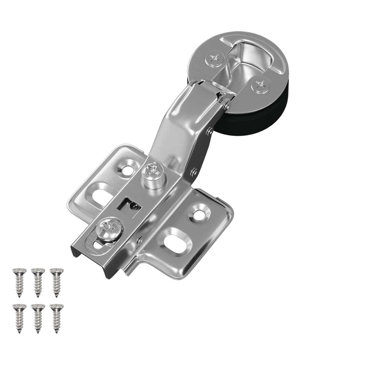 Vidaxl scharnier 123 st zilver 35 mm ijzer