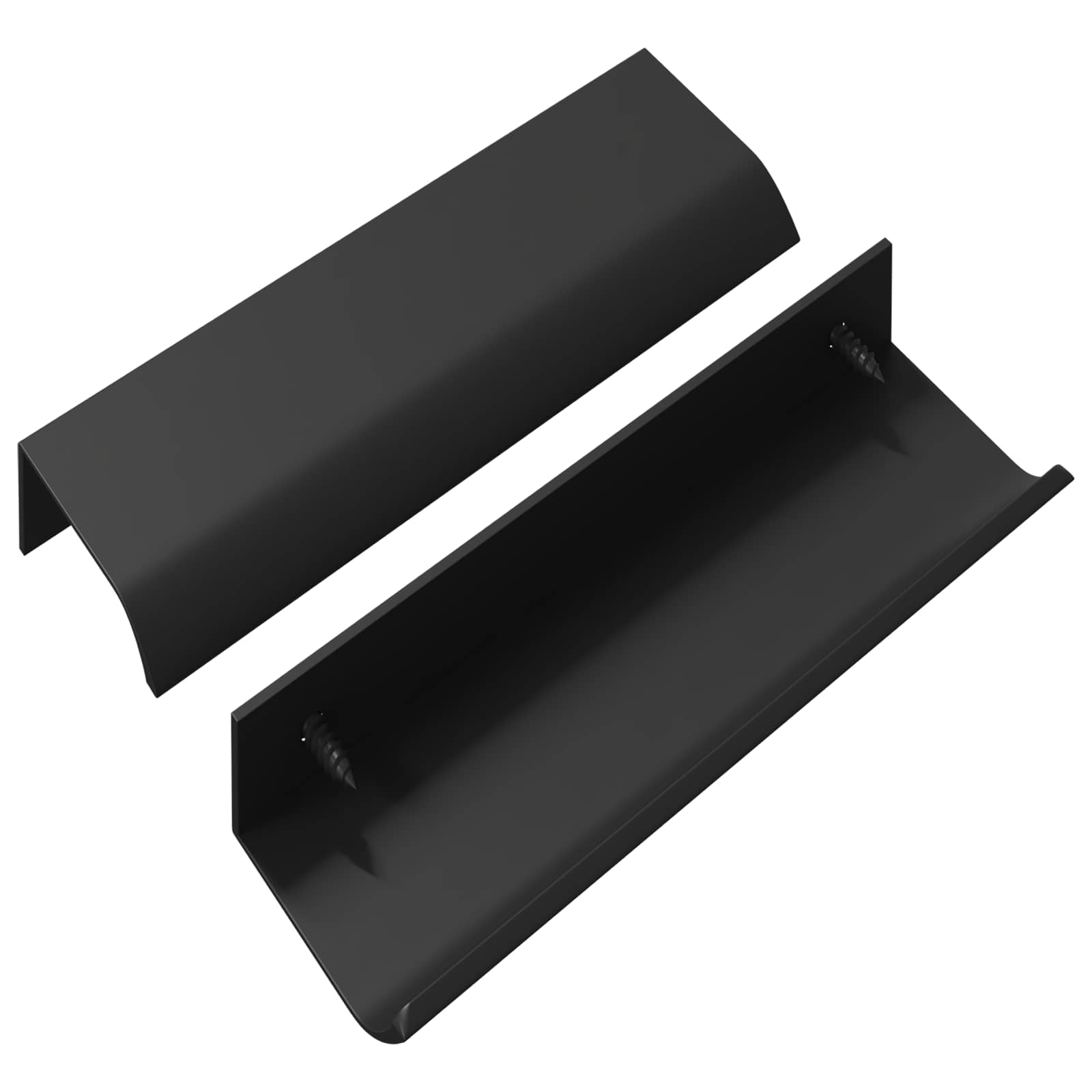 Vidaxl handvat 725 st zwart 120 x 39.6 x 17 mm aluminium